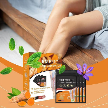 Varicose Vein Pain Relief Patch – 2 Packs (10 Each) | Total 20 Patches | Buy 1 Get 1 Free