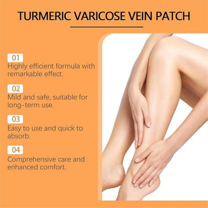 Varicose Vein Pain Relief Patch – 2 Packs (10 Each) | Total 20 Patches | Buy 1 Get 1 Free